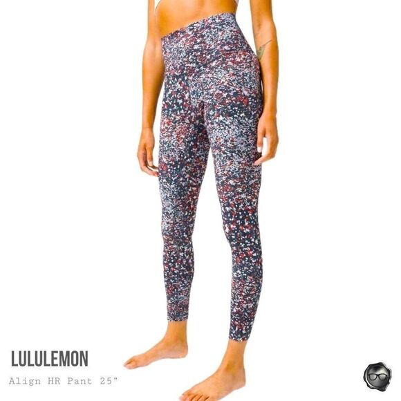 LULULEMON ALIGN HIGH-RISE 25” LEGGINGS IN WATER BLOSSOM WOMEN SIZE 2 NWT NULU - Picture 1 of 8